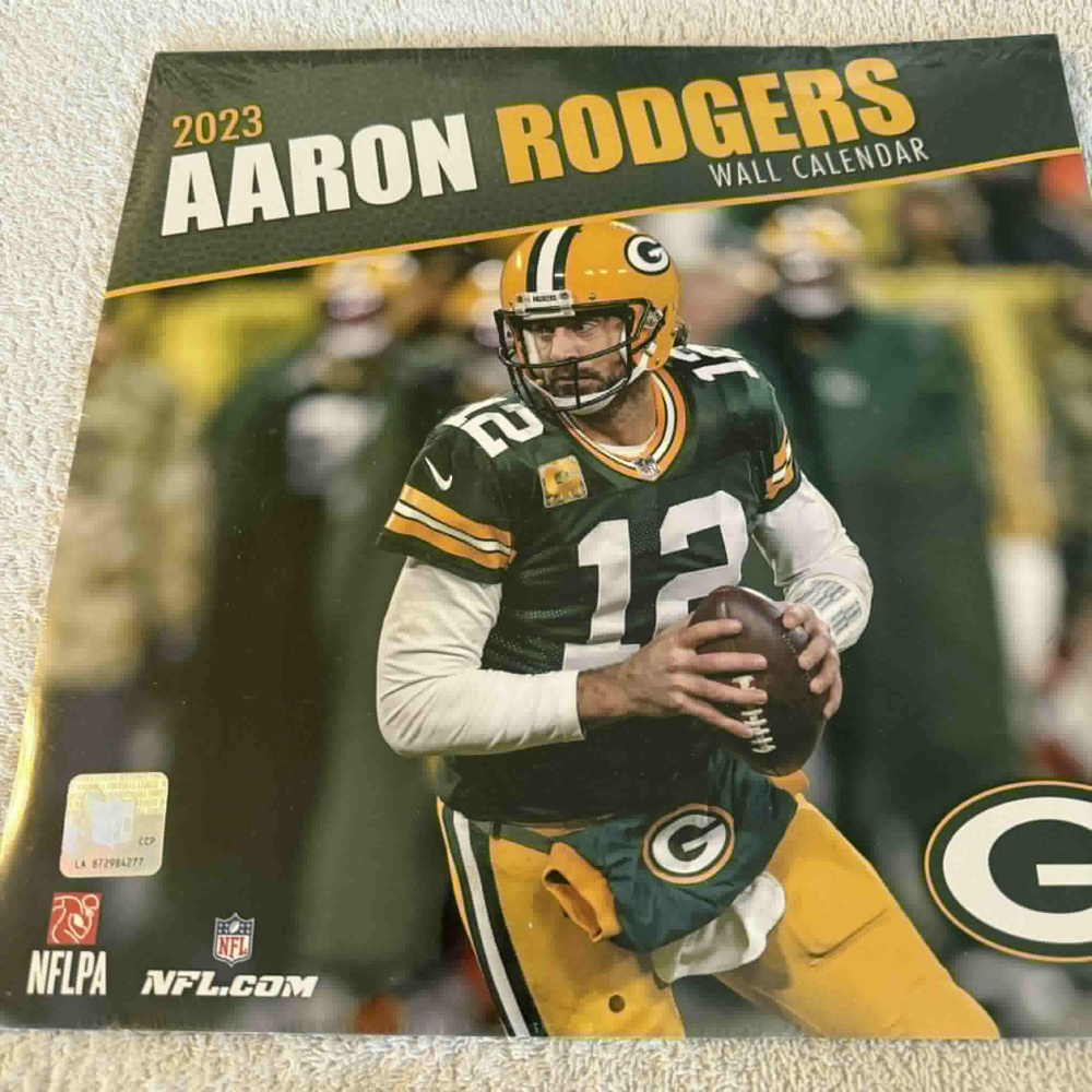 Aaron Rodgers Turner Licensing 2023 Wall Calendar Sealed ISBN 978-1469394428